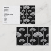 pattern_secbw、名前、アドレス1、アドレス2、連続 名刺 (正面/裏面)