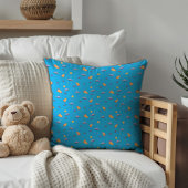 Pattern space lavender orange turquoise クッション