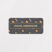 Pattern space ufo neutral color ラベル (デザイン2)