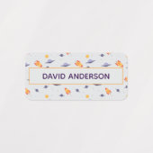 Pattern space ufo pale color ラベル (デザイン1)