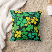 Pattern St. Patrick's Day Clovers クッション (ブランケット)