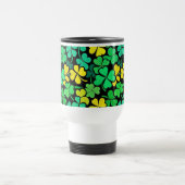 Pattern St. Patrick's Day Clovers トラベルマグ (中央)