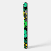 Pattern St. Patrick's Day Clowers  iPhoneケース (左側面)