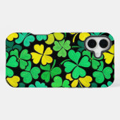 Pattern St. Patrick's Day Clowers  iPhoneケース (裏面横)