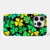 Pattern St. Patrick's Day Clowers  iPhoneケース (裏面横)