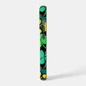 Pattern St. Patrick's Day Clowers  iPhoneケース (左側面)
