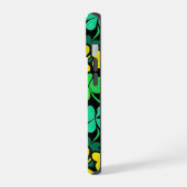 Pattern St. Patrick's Day Clowers  iPhone 15ケース (左側面)