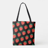 pattern strawberries トートバッグ (裏面)