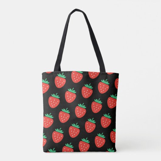 pattern strawberries トートバッグ (裏面)