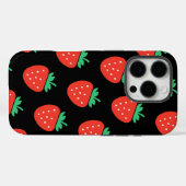 pattern strawberries Case-Mate iPhoneケース (裏面 (横))