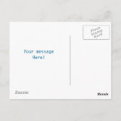 Pattern Thank Youポストカード ポストカード (裏面)