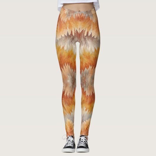 Pattern Tie Dye レギンス (正面)
