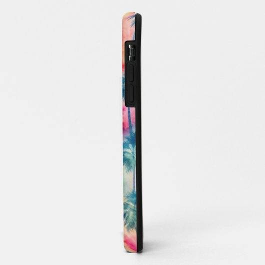 Pattern Tie Dye Palms Custon Case-Mate iPhoneケース (裏面/左)