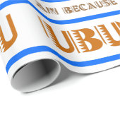 Pattern UBUNTU、私はスワヒリにいる ラッピングペーパー (ロールコーナー)