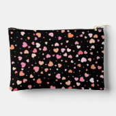 Pattern Valentine`s 2023 Background With Heart     アクセサリーポーチ (裏面)