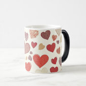 pattern valentines day モーフィングマグカップ (正面右)