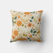 Pattern Vintage pumpkin Groovy クッション (裏面)