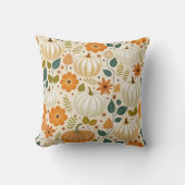 Pattern Vintage pumpkin Groovy クッション (正面)