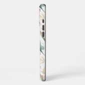 Pattern Watercolor Modern Tulips iPhoneケース (左側面)