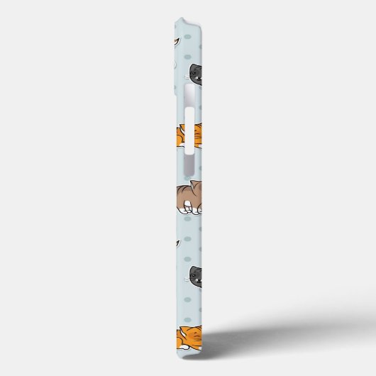 pattern with funny cats Case-Mate iPhoneケース (裏面 / 左)