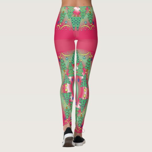 Patterned Christmas Leggings レギンス (裏面)