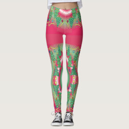 Patterned Christmas Leggings レギンス
