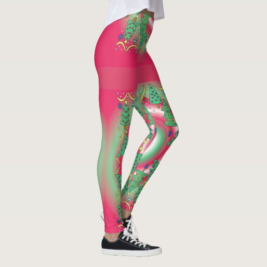 Patterned Christmas Leggings レギンス (右)