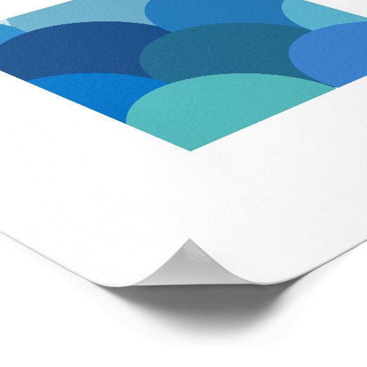 Patterned Circles 2 ポスター (角)