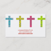 patterned Crosses、Company会社名 名刺 (裏面)