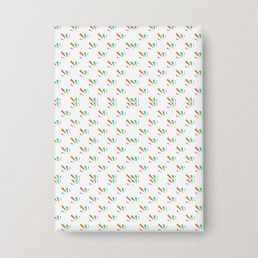 Patterned notebook with a white cover  缶バッジ (正面)