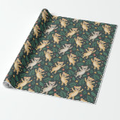 Patterned wrapping paper featuring illustrations ラッピングペーパー (アンロールド)