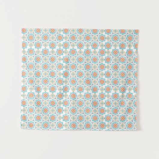 Patterns & Clipart Collection | Seamless Decorativ タペストリー (正面(横))