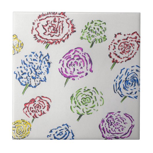 Patterns of Creation  タイル (正面)