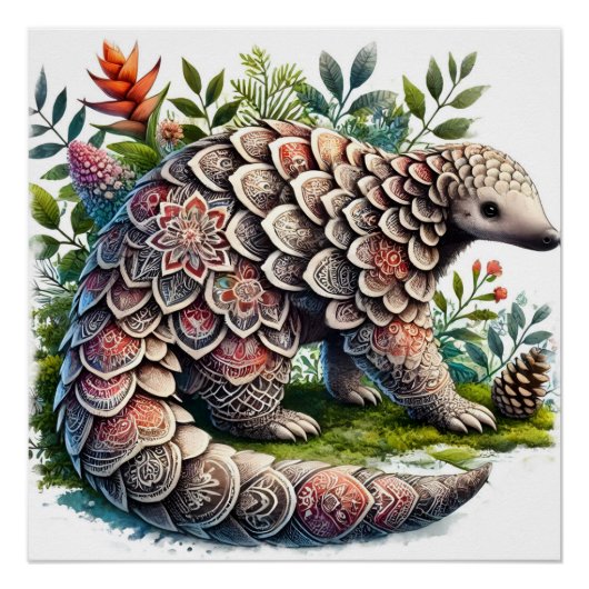 Patterns of Nature - ジャングルのセンザンコウ ポスター (正面)