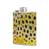 Patternwear©著ブラウン・トラウトのフラスコ フラスク (左)