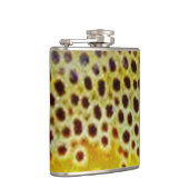 Patternwear©著ブラウン・トラウトのフラスコ フラスク (右)