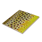 PatternWear©著ブラウン・トラウト タイル (側面)