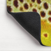 PatternWear©著ブラウン・トラウト マウスパッド (コーナー)