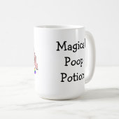 Patticornの魔法のウンチの一服のマグ コーヒーマグカップ (正面右)