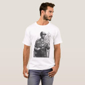 Pattonおよび引用文 Tシャツ (正面フル)