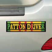 Pattonの運転者のベトナムサービス バンパーステッカー (車上)