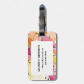 Pattysのプラム ラゲッジタグ (裏面縦)