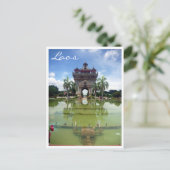 patuxaiビエンチャン ポストカード (スタンド正面)