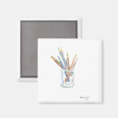 PAU50鉛筆1.tif マグネット (正面/裏面)