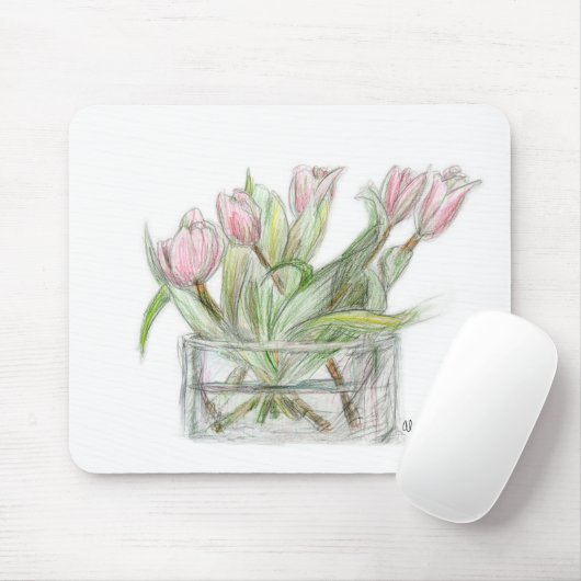 PAU58花1.tif マウスパッド (マウス)