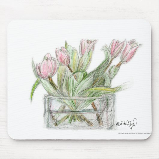 PAU58花1.tif マウスパッド (正面)