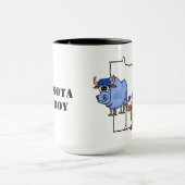 Paul Bunyanおよび可愛い人のミネソタの同郷人のマグVer。 3 マグカップ (中央)