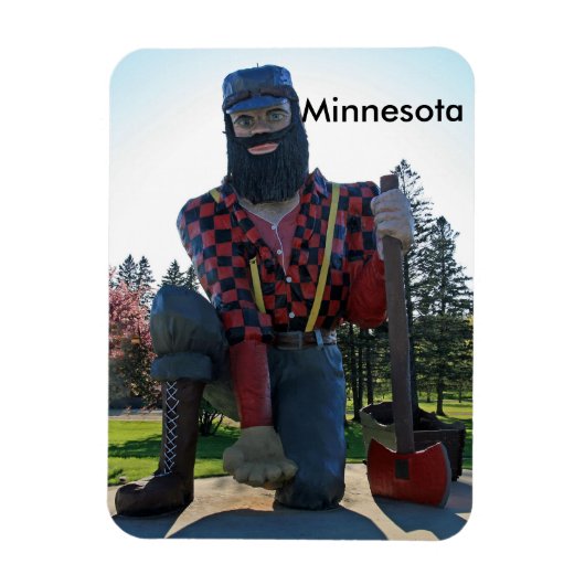 Paul Bunyan 3"x4"フォトマグネット マグネット (縦)