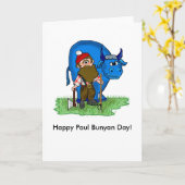 Paul Bunyan Day Note Cards by Brownielocks カード (黄色い花)