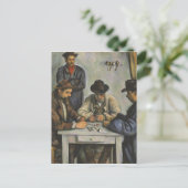 Paul Ceczanne – カードプレーヤー ポストカード (スタンド正面)